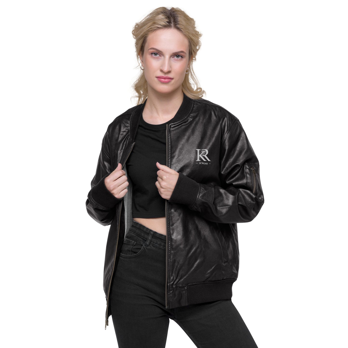 Veste Bomber en cuir K'Ross Paris